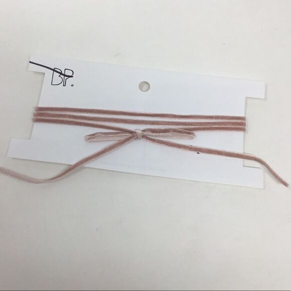BP. Triple Layer Velvet Bow Choker (E2) - Picture 1 of 4